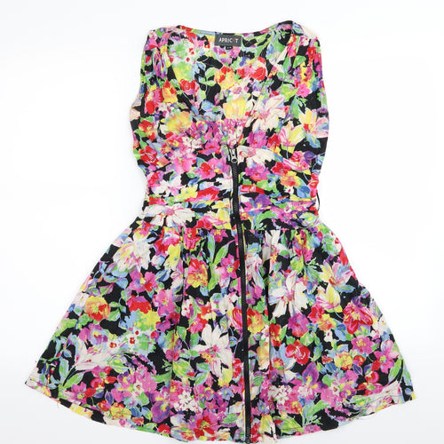 Apricot Womens Multicoloured Floral  Fit & Flare  Size S