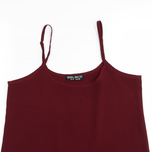 Select Womens Red   Camisole T-Shirt Size 8