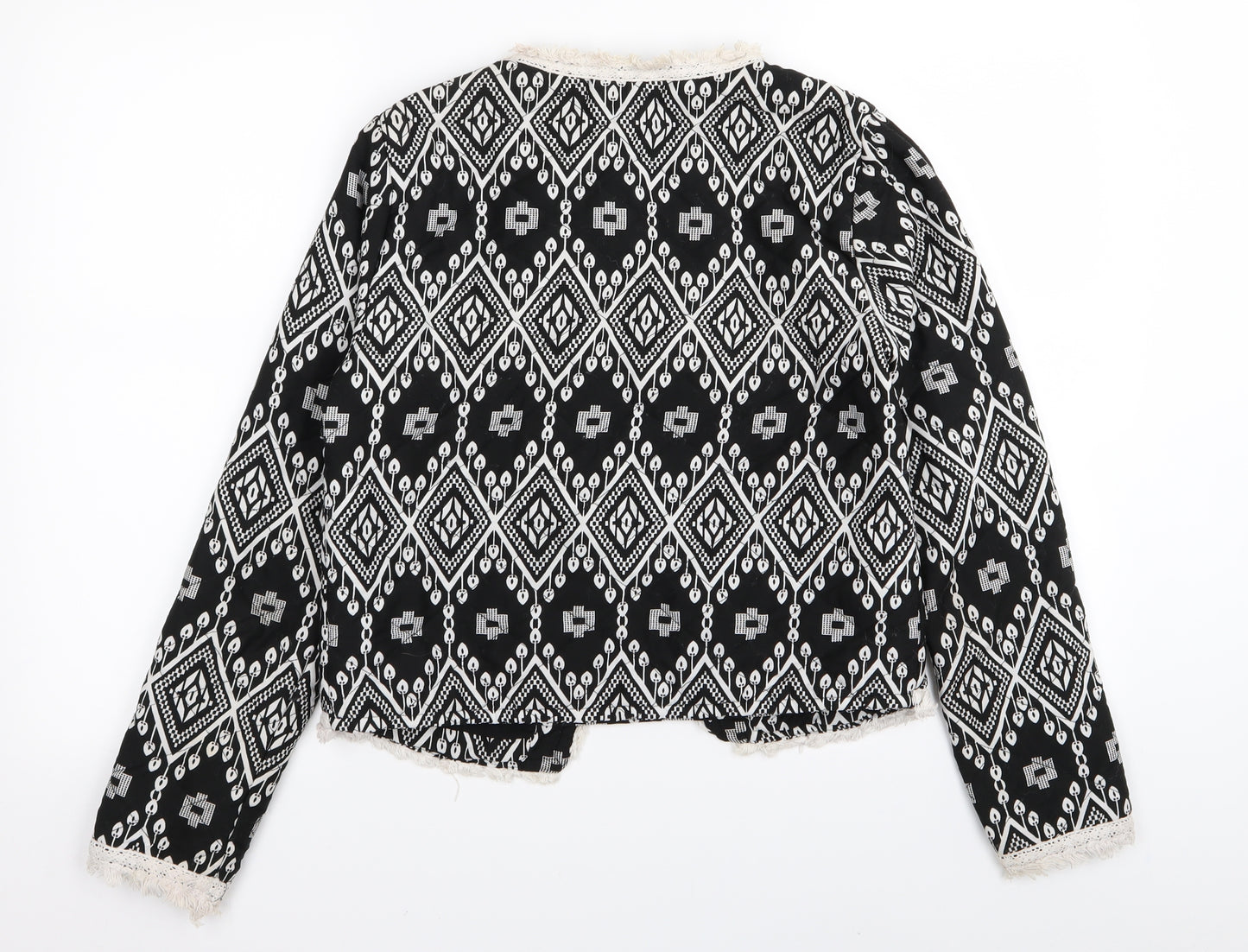 Primark Womens Multicoloured Argyle/Diamond  Jacket  Size 10