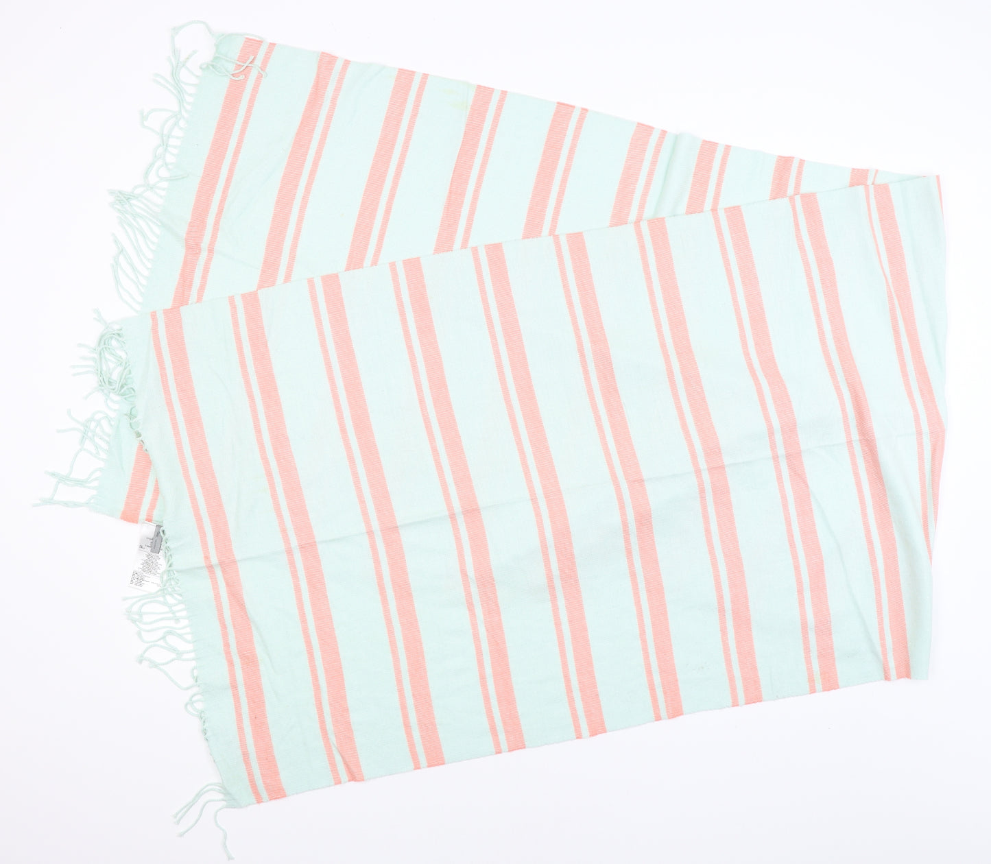 Agape Womens Blue Striped   Scarf