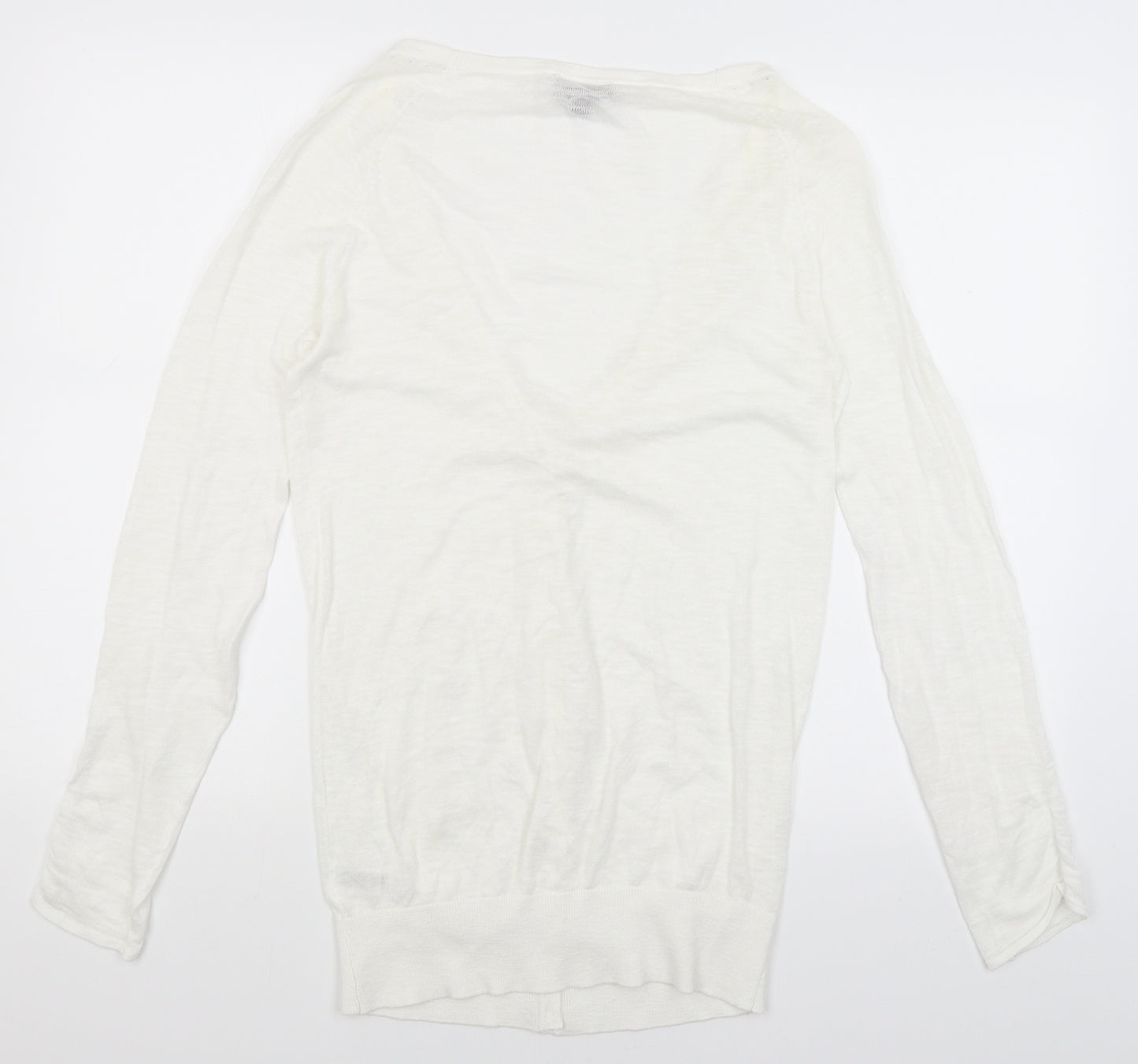 Topshop Womens White   Cardigan Jumper Size 8