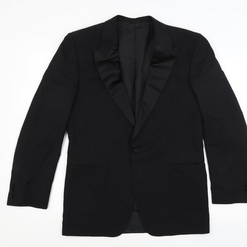 Bruno Kirches Mens Black   Jacket Blazer Size 38