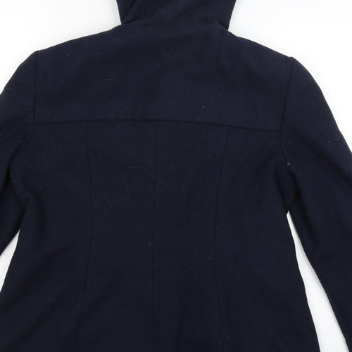 George Womens Blue   Overcoat Coat Size 10