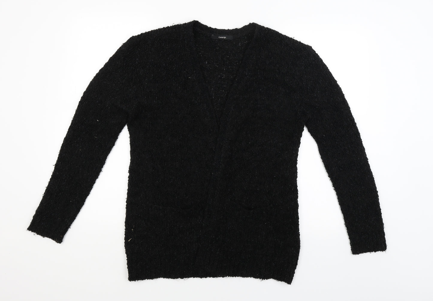 George Womens Black   Wrap Jumper Size 12