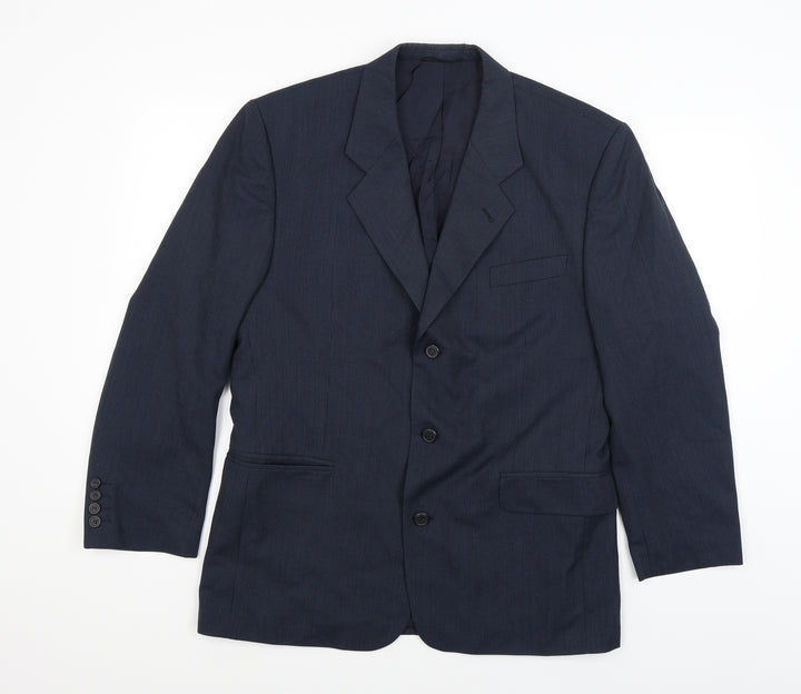 Design Nordal Mens Blue Jacket Blazer Size 42