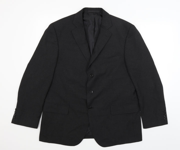 Marks and Spencer Mens Black Jacket Blazer Size 42