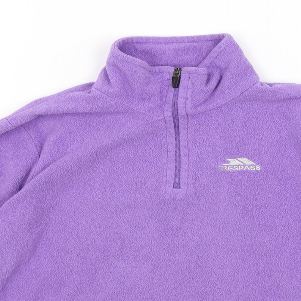 Trespass Girls Purple   Pullover Jumper Size 7-8 Years