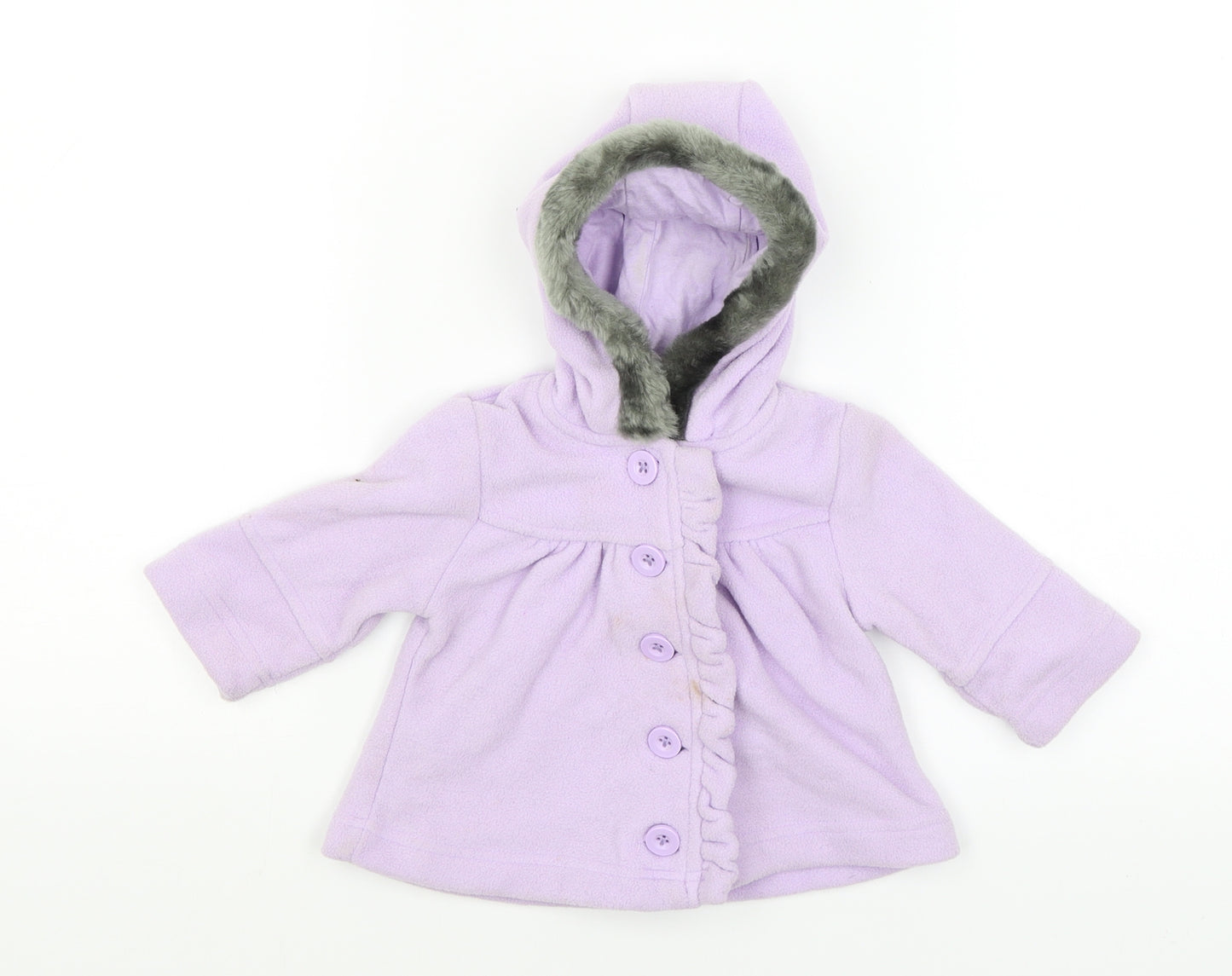 George Baby Purple   Overcoat Coat Size 3-6 Months