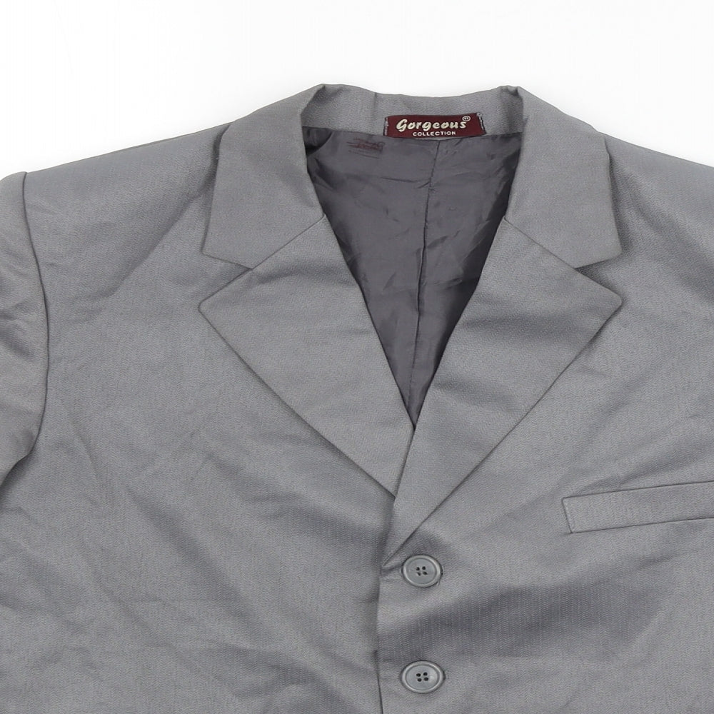 Gorgeous Collection Boys Grey   Jacket Blazer Size 10 Years