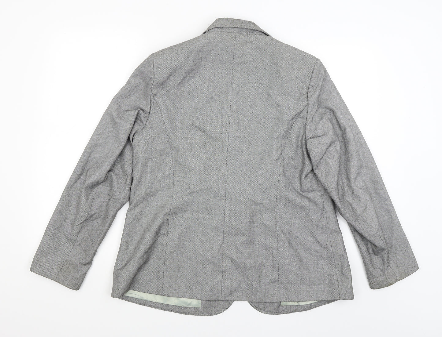 essence Womens Grey   Jacket Blazer Size 16