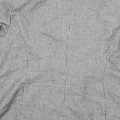 essence Womens Grey   Jacket Blazer Size 16