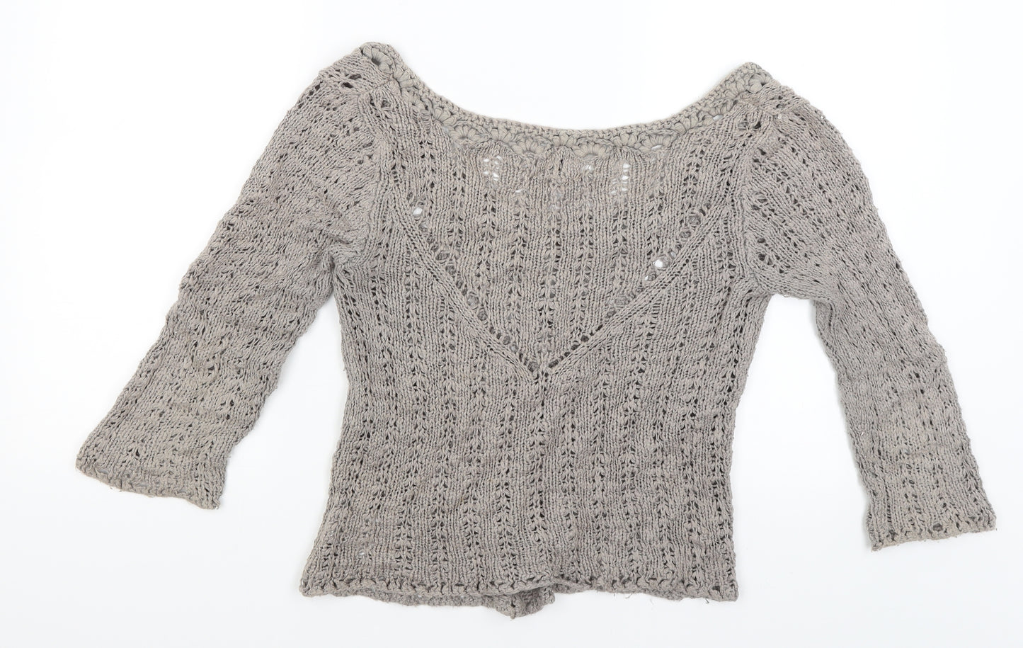 Noa Noa Womens Grey   Cardigan Jumper Size S