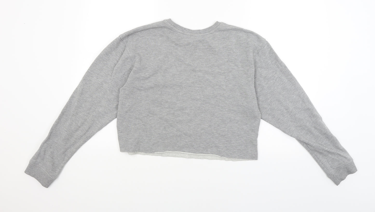Miss Selfridge Womens Grey   Pullover Sweatshirt Size 12
