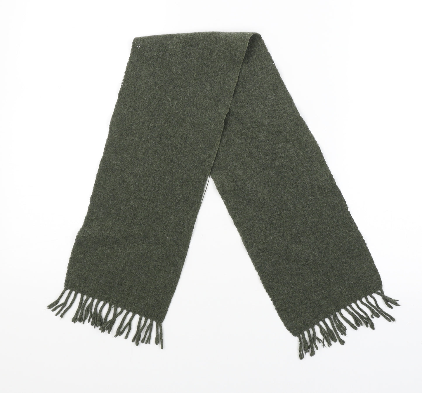 Preworn Boys Green Spotted  Scarf  One Size