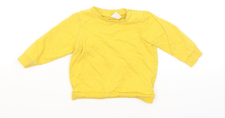 H&M Baby Yellow   Pullover Jumper Size 9-12 Months