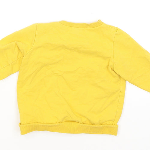 H&M Baby Yellow   Pullover Jumper Size 9-12 Months