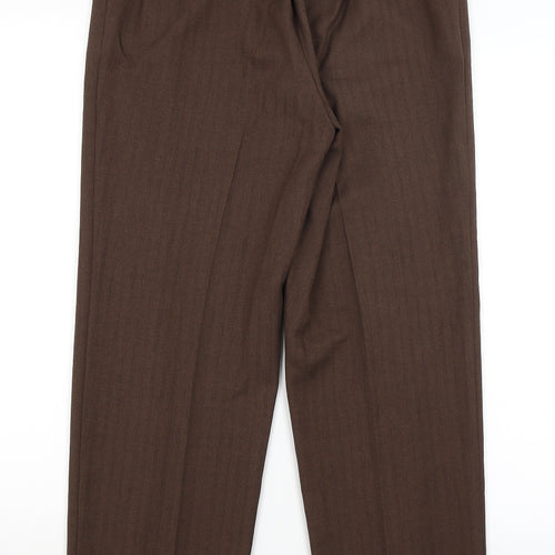 Marks and Spencer Womens Brown   Dress Pants Trousers Size 10 L26 in