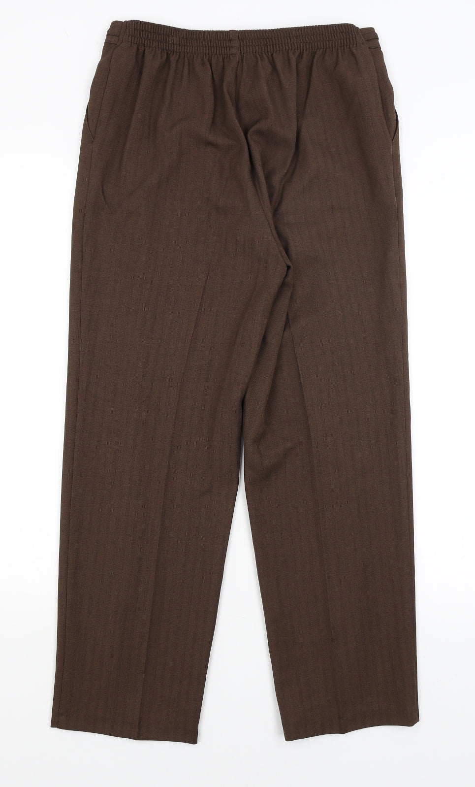 Marks and Spencer Womens Brown   Dress Pants Trousers Size 10 L26 in