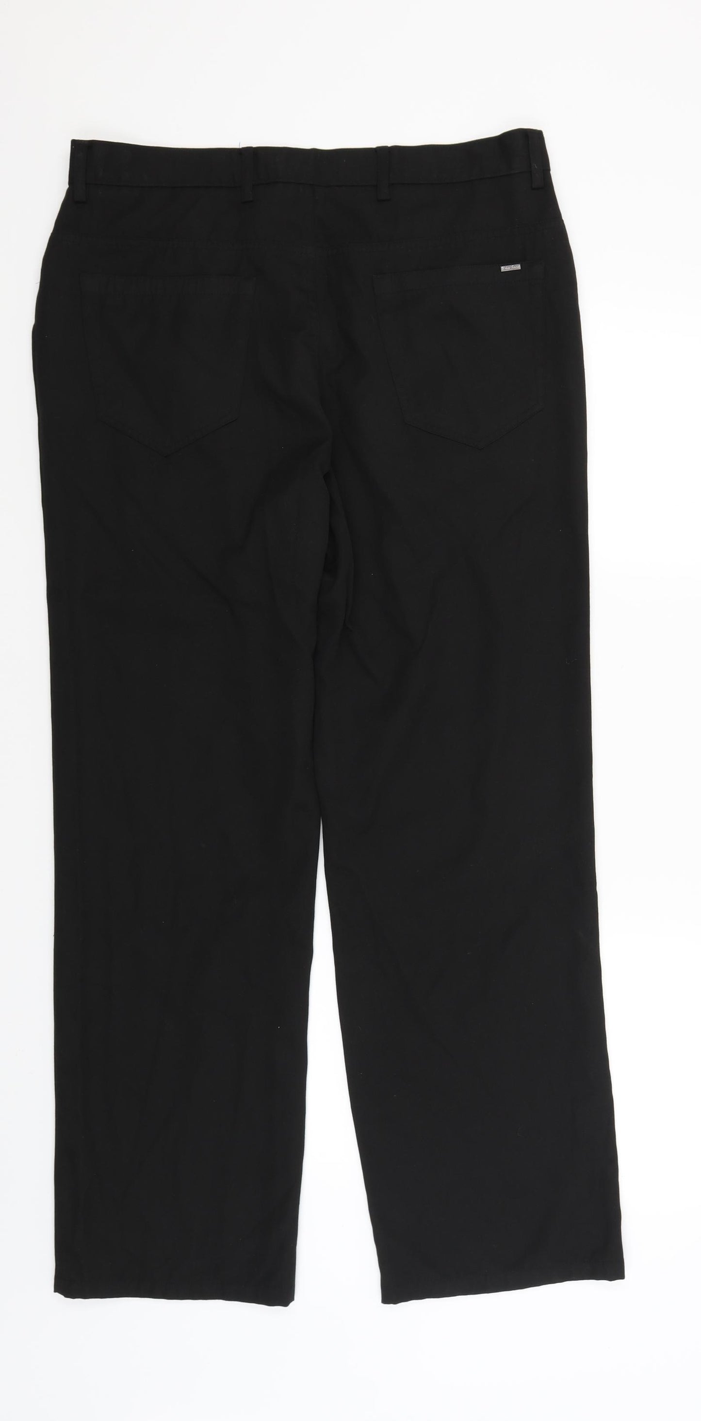 Urban Spirit Mens Black   Dress Pants Trousers Size 34 in L29 in
