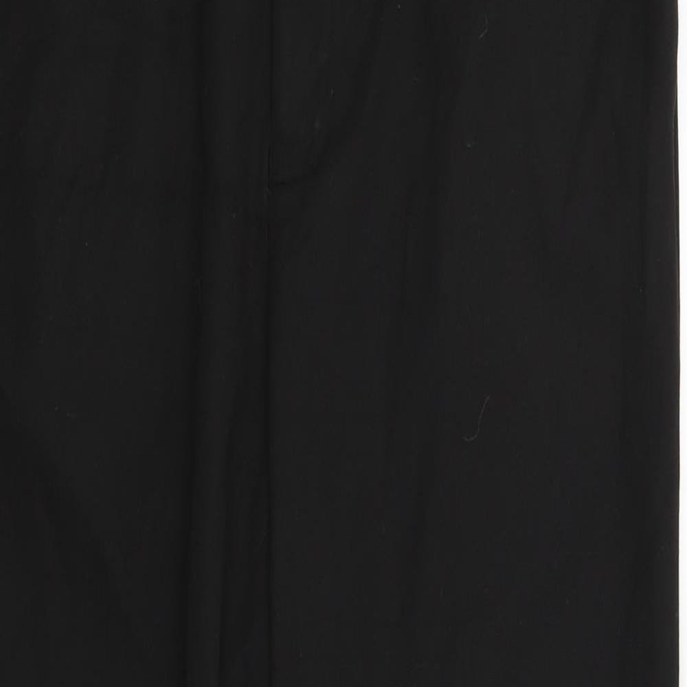 Urban Spirit Mens Black   Dress Pants Trousers Size 34 in L29 in