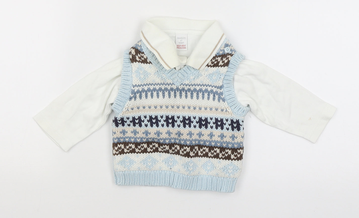 NEXT Baby Blue   Dress Set Outfit/Set Size Newborn