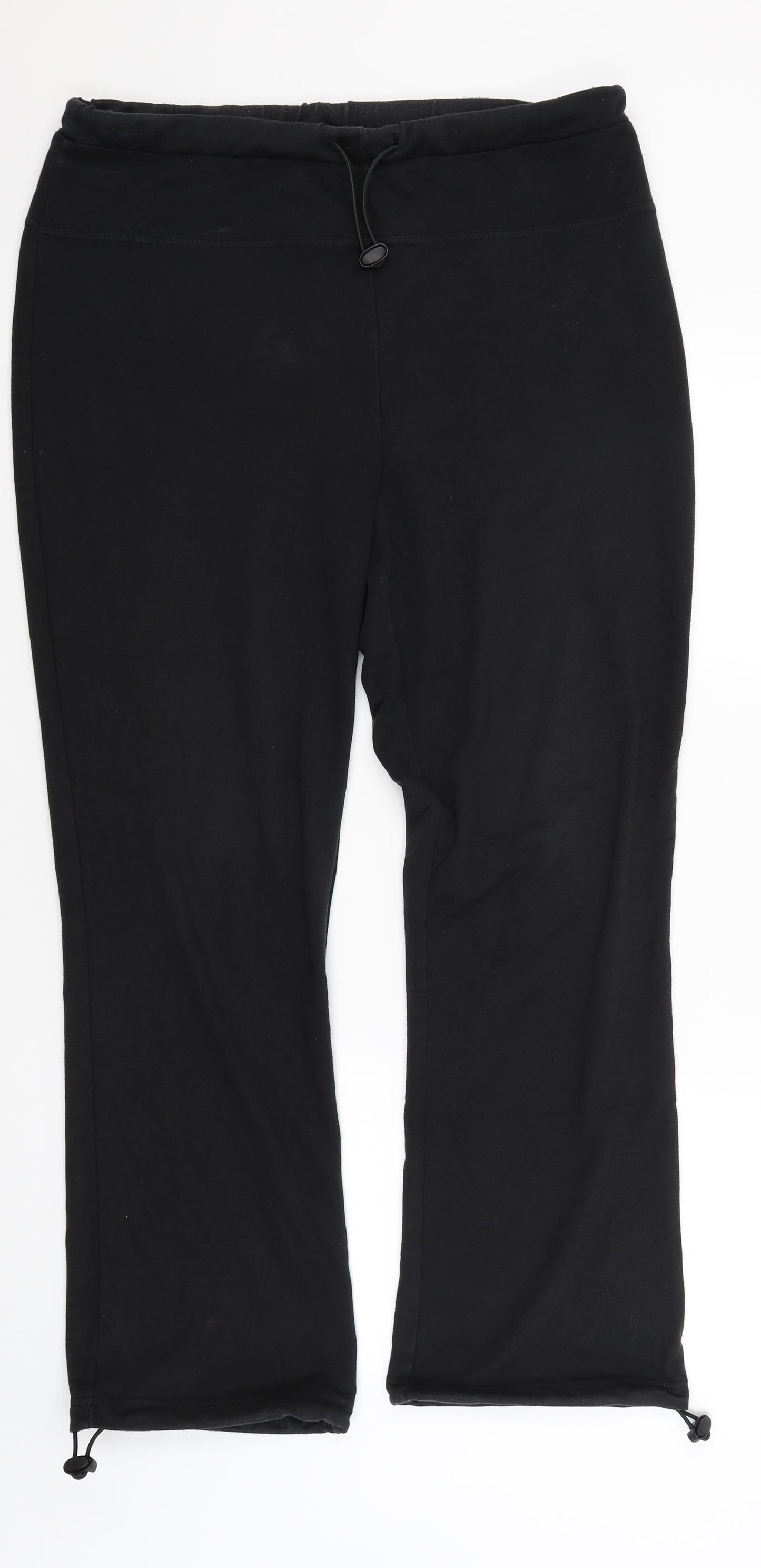 Sprint Womens Black   Jogger Trousers Size 14 L28 in