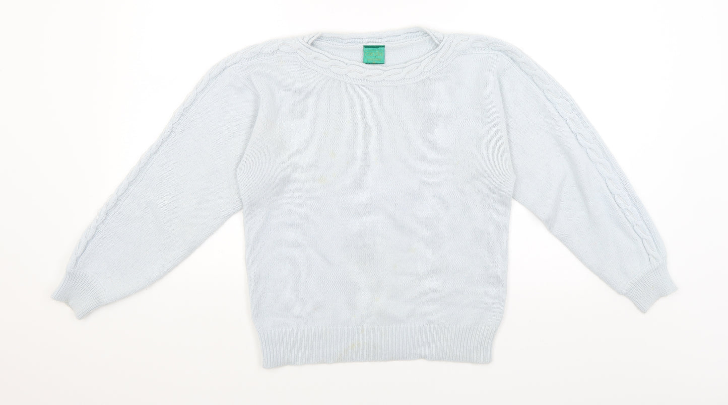 C and A Womens Blue   Pullover Jumper Size 14