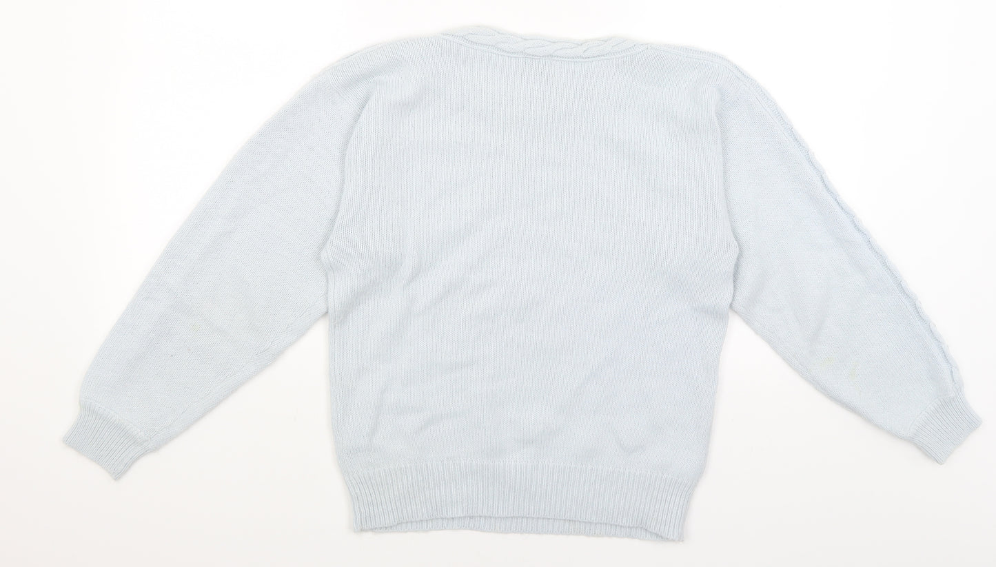 C and A Womens Blue   Pullover Jumper Size 14