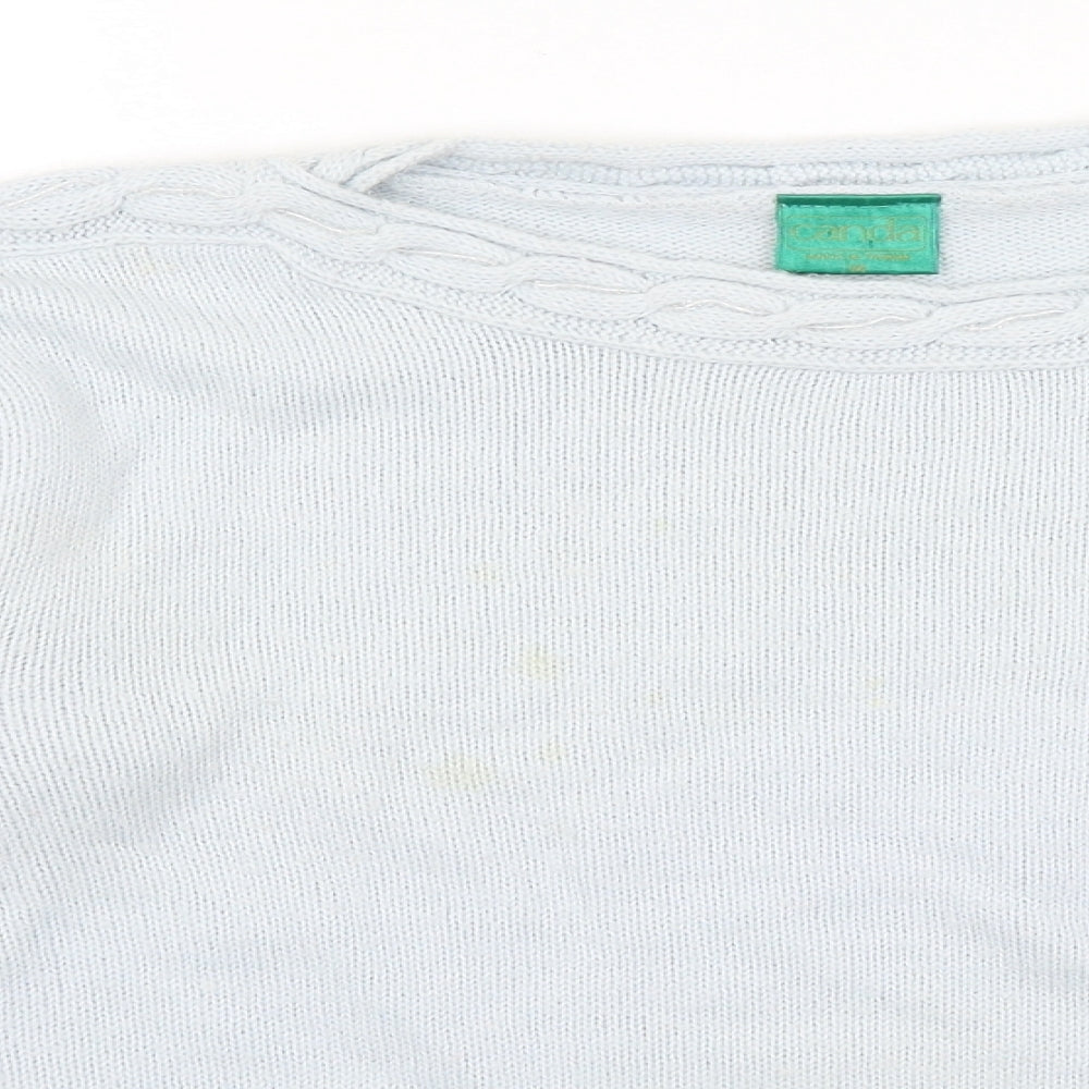 C and A Womens Blue   Pullover Jumper Size 14