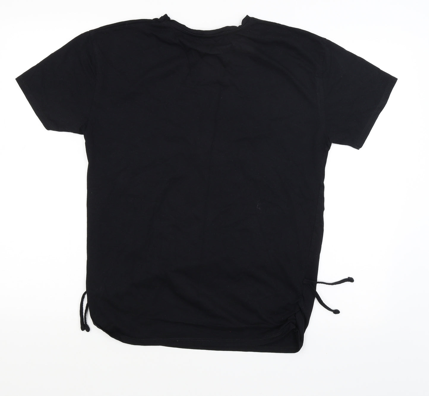 George Girls Black   Basic T-Shirt Size 13-14 Years  - style icon