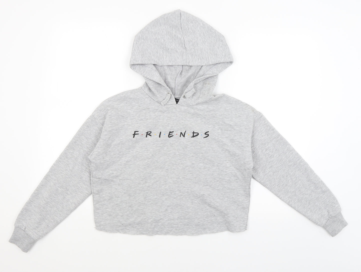 New Look Girls Grey   Pullover Hoodie Size 12-13 Years  - Friends