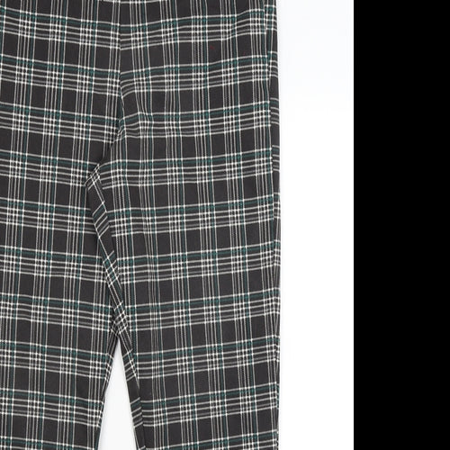 George Womens Green Plaid  Dress Pants Trousers Size 16 L27 in