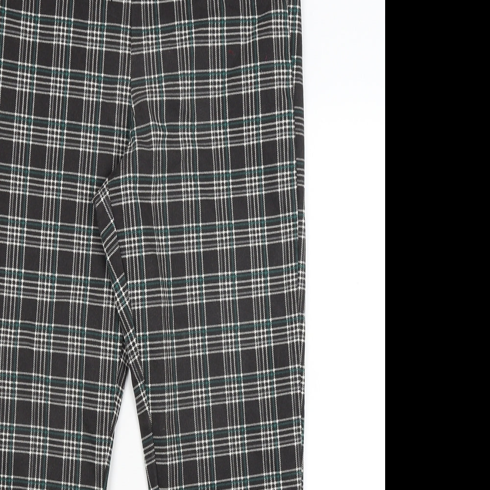 George Womens Green Plaid  Dress Pants Trousers Size 16 L27 in