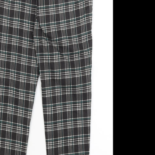 George Womens Green Plaid  Dress Pants Trousers Size 16 L27 in