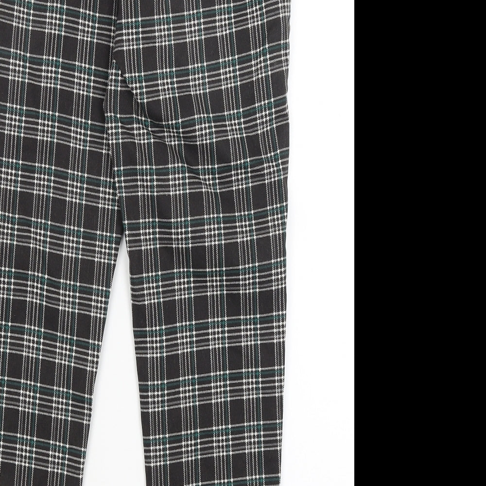 George Womens Green Plaid  Dress Pants Trousers Size 16 L27 in