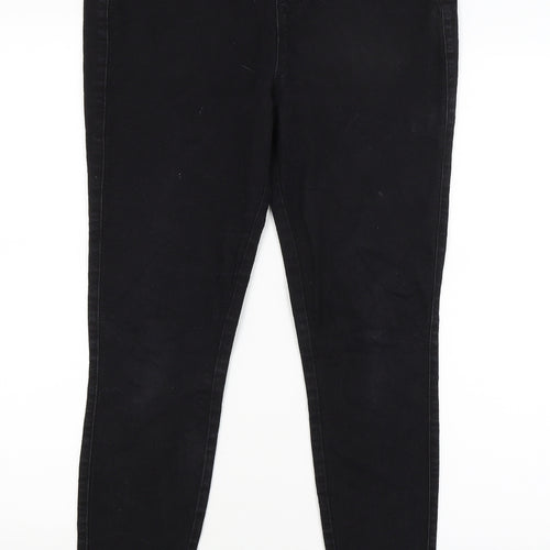 Denim Co Womens Black   Skinny Jeans Size 12 L27 in
