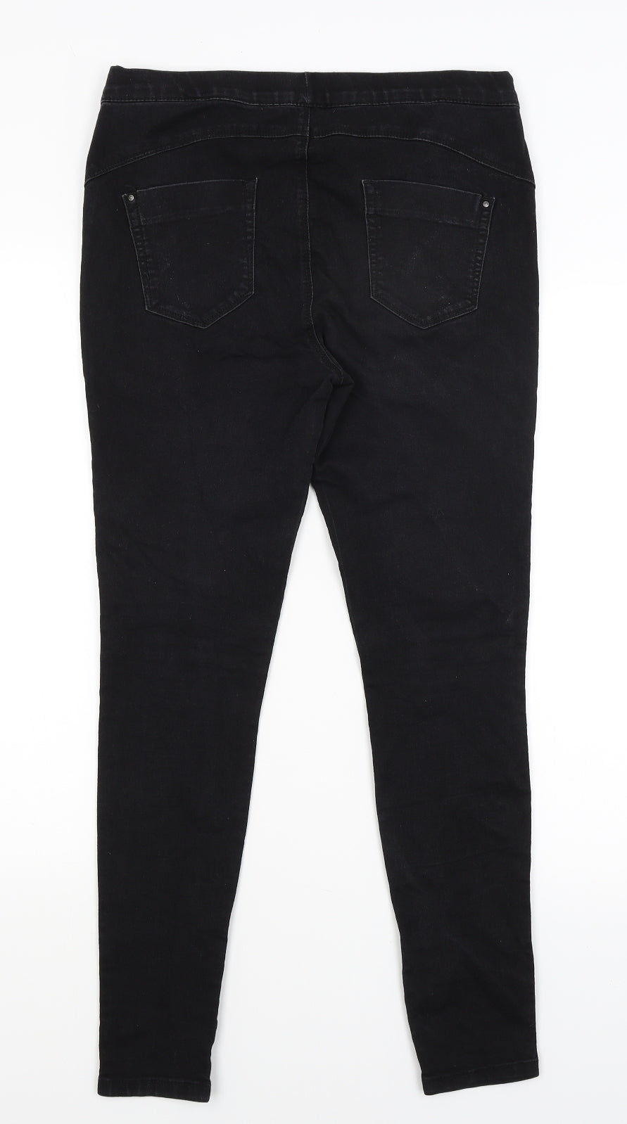Denim Co Womens Black   Skinny Jeans Size 12 L27 in