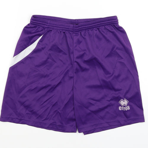 Errea Mens Purple   Athletic Shorts Size XS