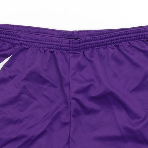 Errea Mens Purple   Athletic Shorts Size XS