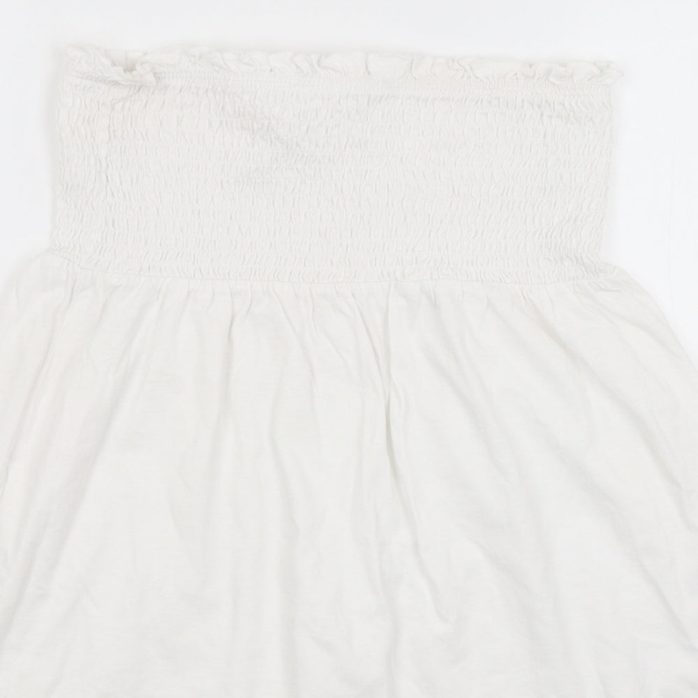 South Womens White   A-Line Skirt Size 8