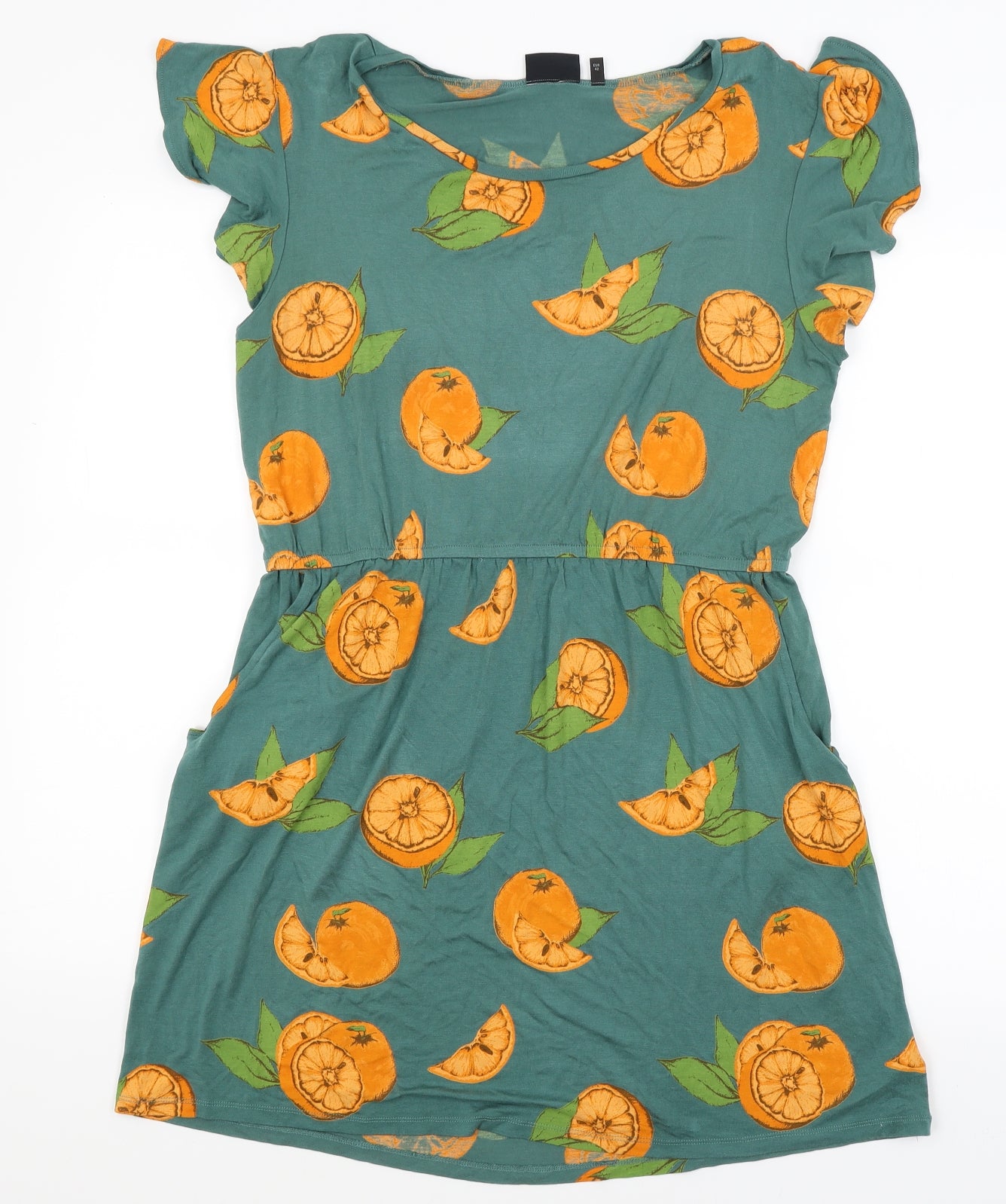NEXT Womens Green   T-Shirt Dress  Size 14