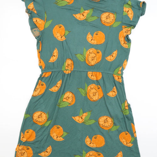 NEXT Womens Green   T-Shirt Dress  Size 14