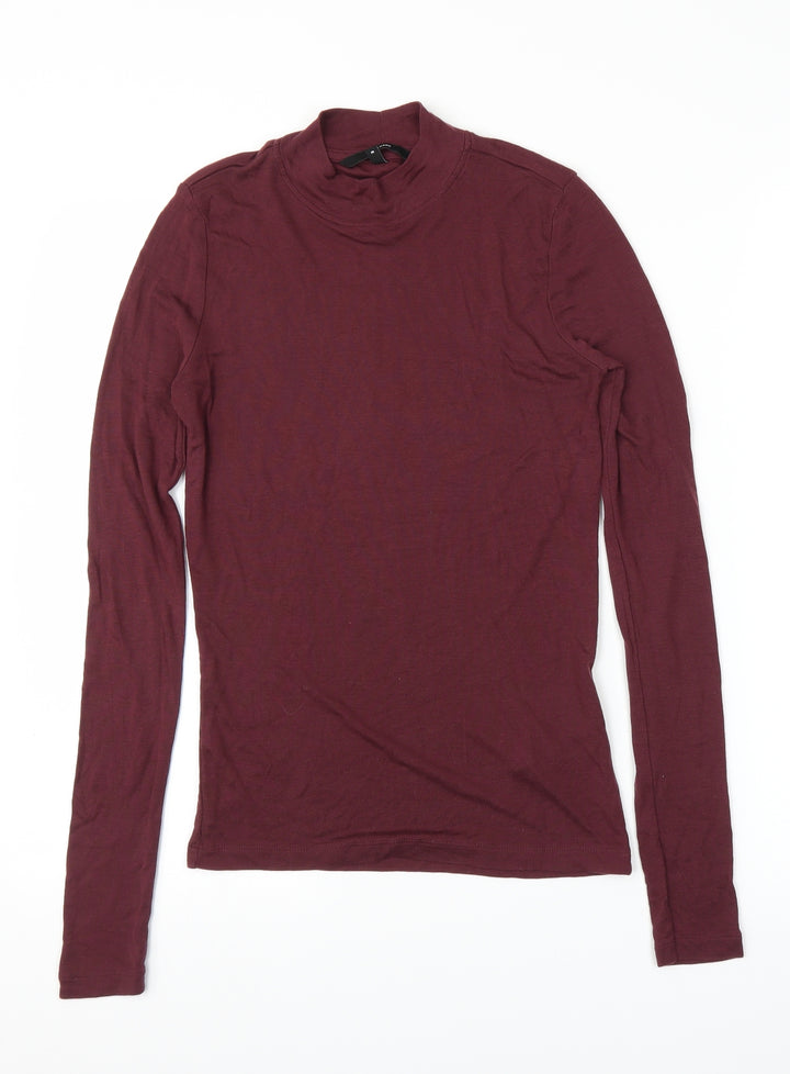 VERO MODA Womens Purple   Basic T-Shirt Size M