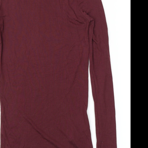 VERO MODA Womens Purple   Basic T-Shirt Size M