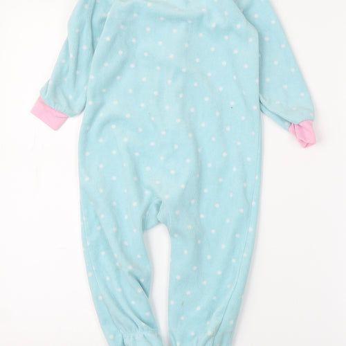 Absorba Girls Blue   Babygrow One-Piece Size 24 Months  - Llama