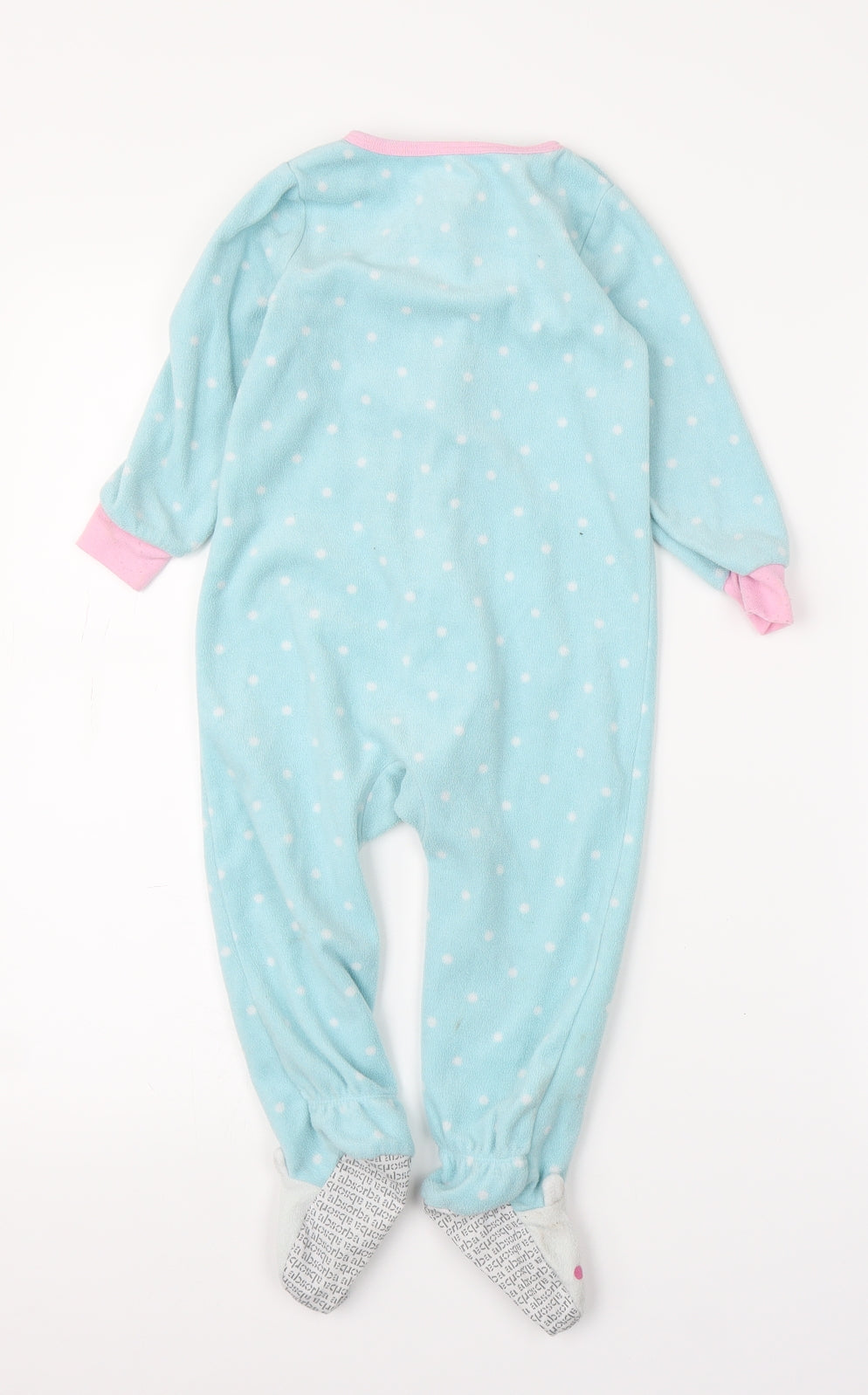 Absorba Girls Blue   Babygrow One-Piece Size 24 Months  - Llama