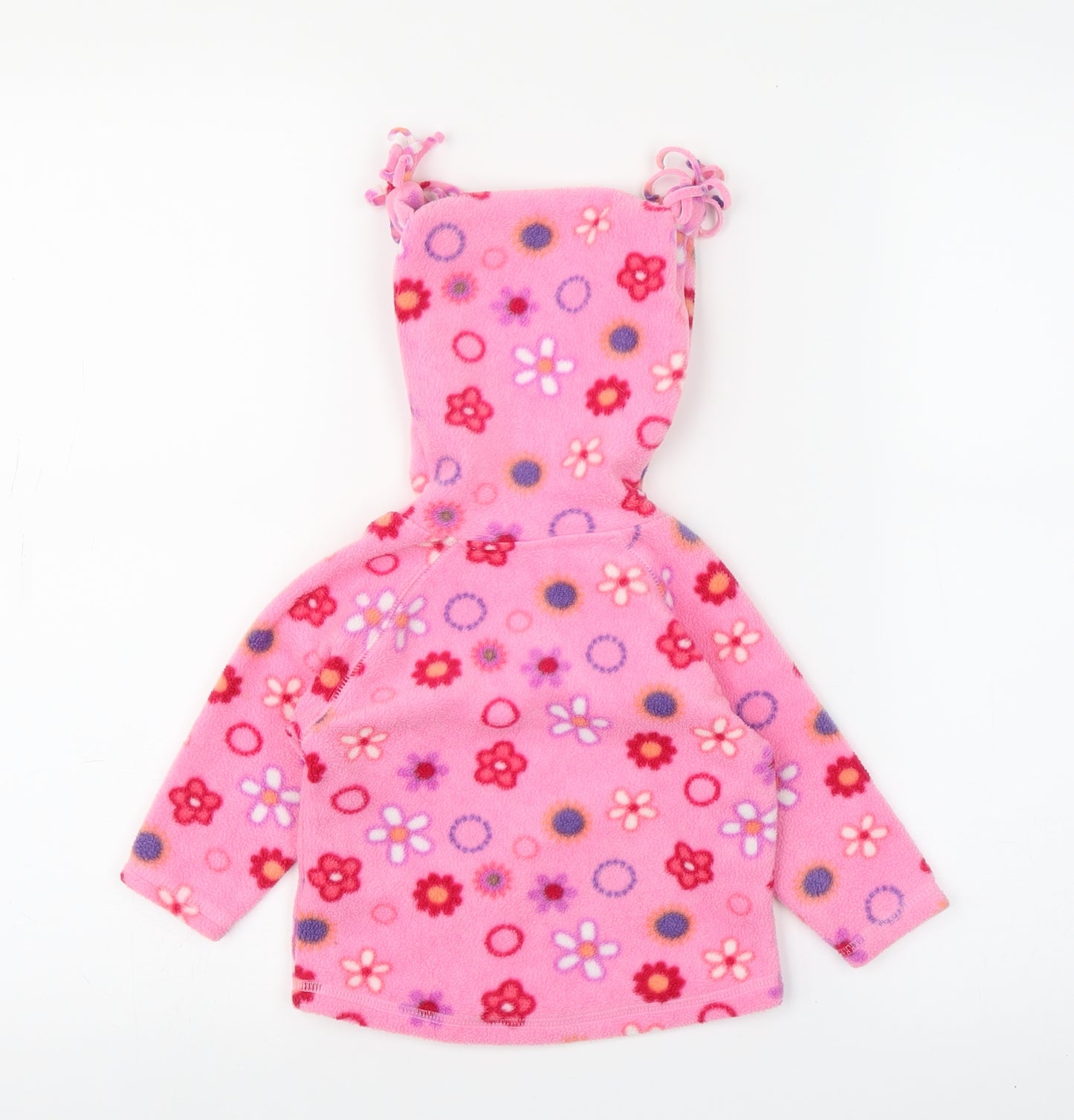 NEXT Girls Pink Floral  Pullover Jumper Size 6-9 Months