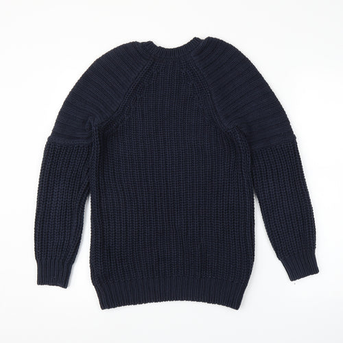 M&S Womens Blue   Pullover Jumper Size 8