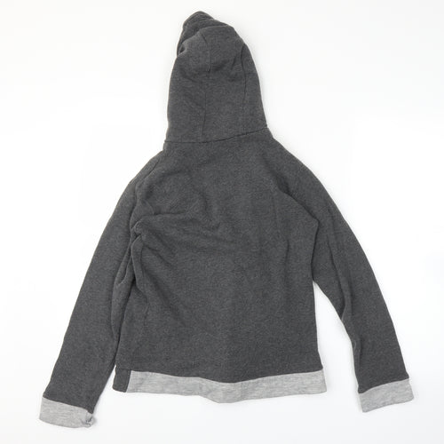 Qiaoyishi Womens Grey   Full Zip Hoodie Size 8
