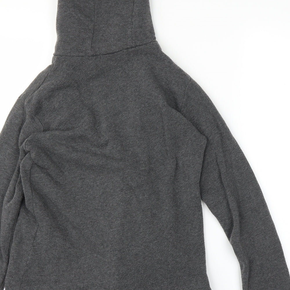 Qiaoyishi Womens Grey   Full Zip Hoodie Size 8